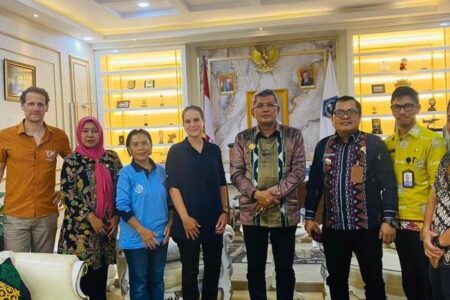 Pemkot Kendari Bersama Naturevolution Prancis Bahas Pengelolaan Sampah Kota Lulo