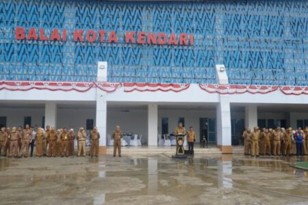 Pj. Wali Kota Kendari Kumpul ASN, Upaya Kembali Tata Pemerintahan Setelah Libur Lebaran