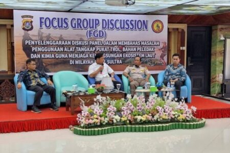 Dit Intelkam Polda Sultra Gelar FGD Pengunaan Alat Tangkap Ikan Berbasis Ramah Linkungan