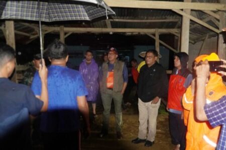 Pj. Wali Kota Muhammad Yusup Pantau Sejumlah Lokasi Rawan Banjir dalam Kota Kendari