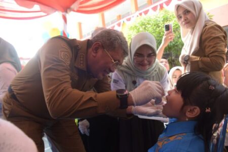 Pemerintah Kota Kendari Mulai Pekan Imunisasi Nasional Polio