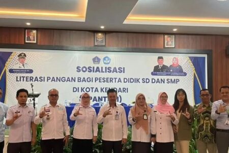 Pemkot Kendari Sosialisasi Pangan kepada Siswa SD dan SMP