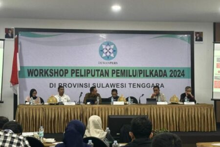 Dewan Pers Workshop Peliputan Pilkada Libatkan KPU, Bawaslu, KPID di Sultra