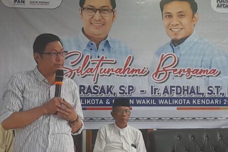 Rasak dan Afdhal Target Menang 80 Persen Pilwali Kendari di Kecamatan Poasia