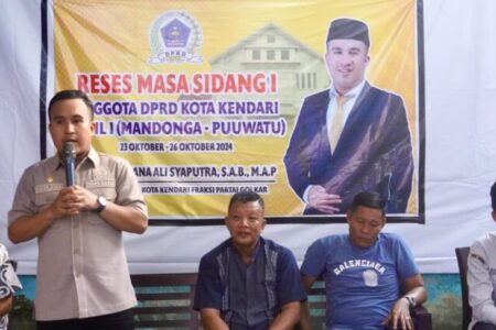 Muhammad Maulana Ali Syahputra Bayar Penantian Dua Dekade Warga Mandonga Duduki Kursi DPRD Kota Kendari