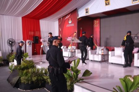 Polresta Kendari Turunkan Ratusan Personel untuk Pengamanan Debat Publik Paslon Kepala Daerah Konawe Kepulauan