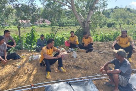 Mendukung Asta Cita Presiden Republik Indonesia, Polresta Kendari Bentuk Kelompok Tani di Wilayah Polsek Abeli