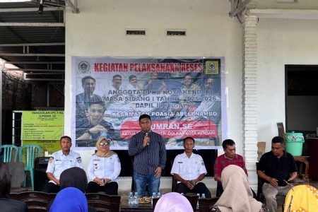 Anggota DPRD Kota Kendari, Jumran Berkomitmen Abdikan Diri dan Berkarya Untuk Masyarakat Kecamatan Poasia, Abeli dan Nambo
